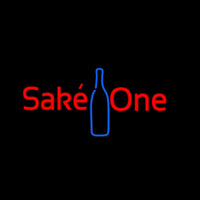 Sake One With Bottle Leuchtreklame