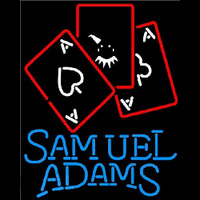 Samuel Adams Ace And Poker Beer Sign Leuchtreklame