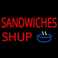 Sandwiches Soup Leuchtreklame