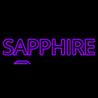 Sapphire Purple Leuchtreklame