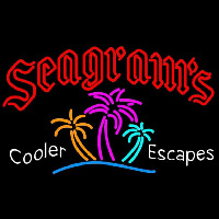 Seagrams Wild Berry Margarita Strawberry Daiquiri Wine Coolers Beer Sign Leuchtreklame