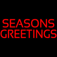 Seasons Greeting Leuchtreklame