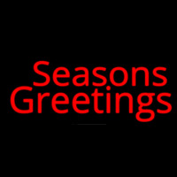 Seasons Greetings Leuchtreklame