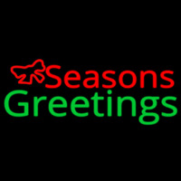 Seasons Greetings Leuchtreklame