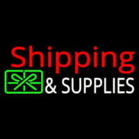 Shipping And Supplies With Logo Leuchtreklame