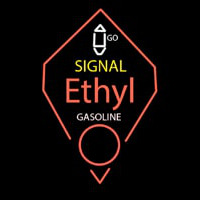 Signal Ethyl Gasoline Leuchtreklame