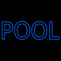 Simple Pool Leuchtreklame