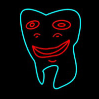 Smiley Teeth Logo Leuchtreklame