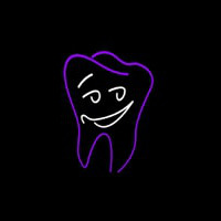 Smiling Dental Logo Leuchtreklame