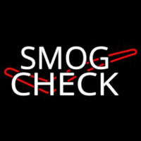 Smog Check Logo Leuchtreklame