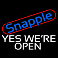 Snapple Yes We Re Open Leuchtreklame