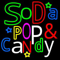 Soda Pop And Candy Leuchtreklame