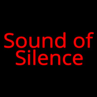 Sound Of Silence Leuchtreklame