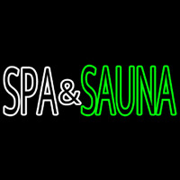 Spa And Sauna Leuchtreklame