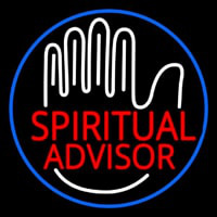 Spiritual Advisor Leuchtreklame