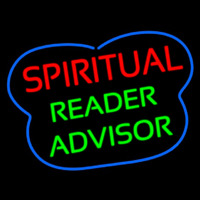 Spiritual Reader Advisor Leuchtreklame