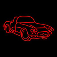 Sport Red Car Logo Leuchtreklame