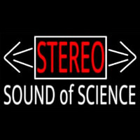 Stereo Sound Of Science Leuchtreklame