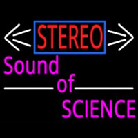 Stereo Sound Of Science Leuchtreklame