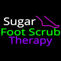 Sugar Foot Scrub Therapy Leuchtreklame