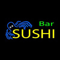 Sushi Bar With Jellyfish Leuchtreklame