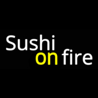 Sushi On Fire Leuchtreklame