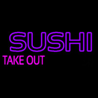 Sushi Take Out Leuchtreklame