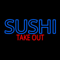 Sushi Take Out Leuchtreklame