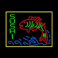 Sushi With Fish Logo Leuchtreklame