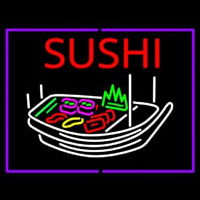 Sushi With Logo Leuchtreklame