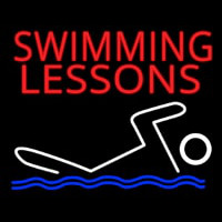 Swimming Lessons Leuchtreklame