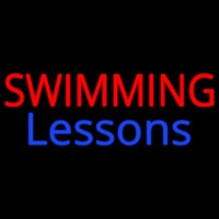 Swimming Lessons Leuchtreklame