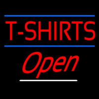 T Shirts Open Leuchtreklame