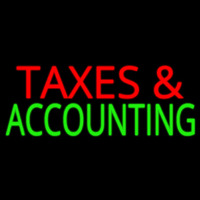 Ta es And Accounting Leuchtreklame