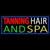 Tanning Hair And Spa Leuchtreklame
