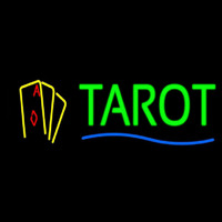 Tarot With Cards Leuchtreklame
