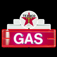 Te aco Logo Gas Leuchtreklame