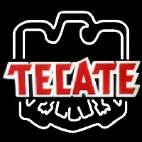 Tecate Eagle Print Logo Beer Sign Leuchtreklame