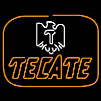 Tecate Golden Border Eagle Beer Sign Leuchtreklame