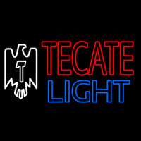 Tecate Light Logo Leuchtreklame