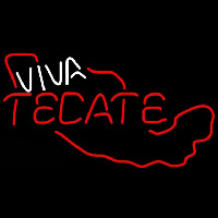 Tecate Viva Me ico Beer Sign Leuchtreklame