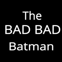 The Bad Batman Leuchtreklame
