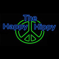 The Happy Hippy Leuchtreklame