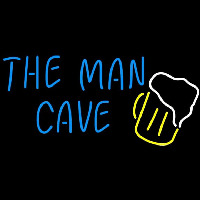 The Man Cave Glass Leuchtreklame