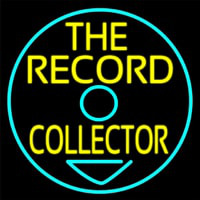 The Record Collector Leuchtreklame