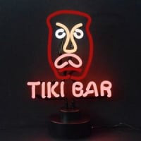 Tiki Bar Desktop Leuchtreklame