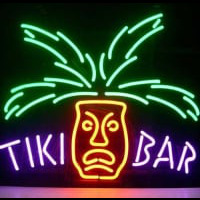 Tiki Bar Paradise Palm Bier Bar Offen Leuchtreklame