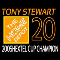 Tony Stewart 20 Nascar Leuchtreklame