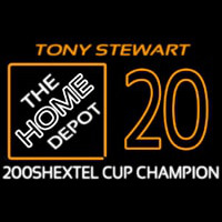 Tony Stewart 20 Nascar Leuchtreklame
