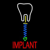 Tooth Implant With Logo Leuchtreklame